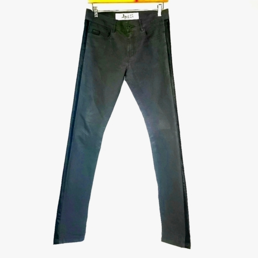 APRIL 77 Joey Munich Tuxedo Gris Sz 30 Jeans - Picture 2 of 9